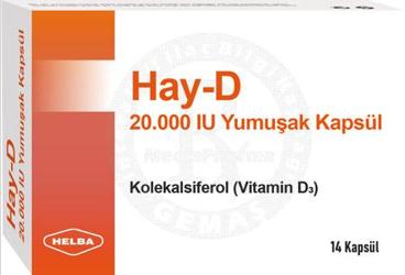 DEVICAP-D3 20.000 IU yumuşak kapsül (14 kapsül) kutu görseli
