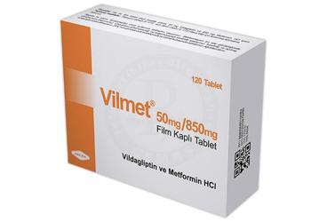 VILMET 50 mg / 850 mg film kaplı tablet (120 tablet) kutu görseli
