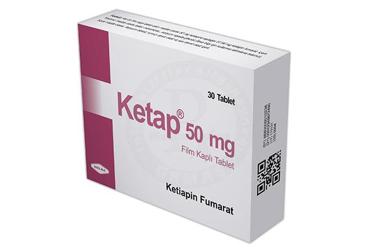 KETAP 50 mg 30 film kaplı tablet kutu görseli