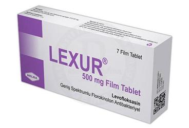 LEXUR 500 mg 7 film tablet { Helba } kutu görseli