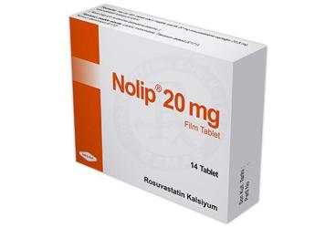NOLIP 20 mg 14 film tablet kutu görseli