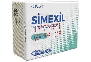 SIMEXIL 140 mg yumuşak kapsül (40 kapsül) kutu görseli