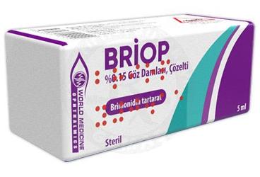 BRIOP %0.15 göz damlası. çözelti (5 ml) kutu görseli