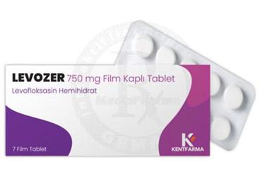LEVOZER 750 mg 7 film tablet kutu görseli