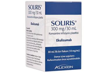 SOLIRIS 300 mg/30 ml konsantre infüzyon çözeltisi (1 flakon) kutu görseli