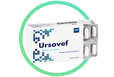 URSOVEF 250 mg 100 film tablet kutu görseli