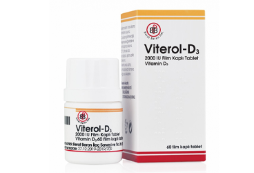 VITEROL-D3 2000 IU film kaplı tablet (60 tablet) kutu görseli