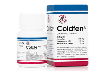 COLDFEN 24 likid kapsül kutu görseli