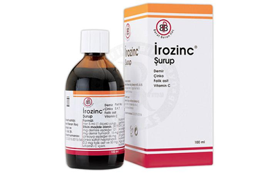 IROZINC 100 ml şurup kutu görseli