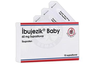 IBUJEZIK BABY 60 mg suppozituar (10 adet) kutu görseli