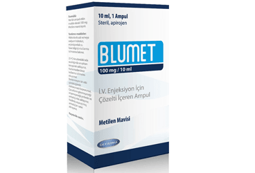 BLUMET 100 mg/10 ml IV enjeksiyon için çözelti içeren 1 ampül kutu görseli