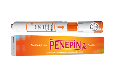 PENEPIN JR. 0.15 mg/0.3 ml I.M. enjeksiyonluk çözelti içeren OTO enjektör (1 adet) kutu görseli