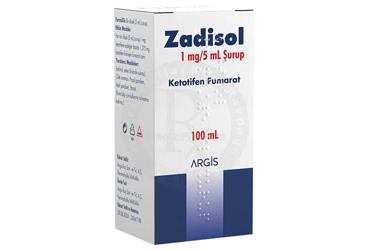 ZADISOL 1 mg/5 ml şurup (100 ml) kutu görseli