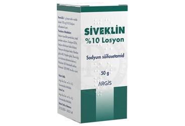 SIVEKLIN %10 losyon (50GR) kutu görseli