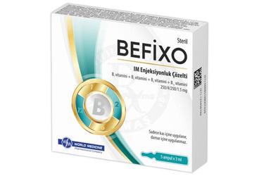 BEFIXO IM enjeksiyonluk çözelti (5 ampül) kutu görseli