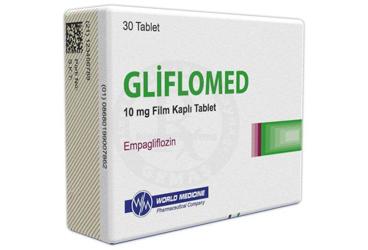 GLIFLOMED 10 mg film kaplı tablet (30 tablet) kutu görseli