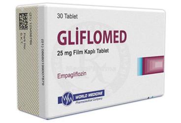 GLIFLOMED 25 mg film kaplı tablet (30 tablet) kutu görseli
