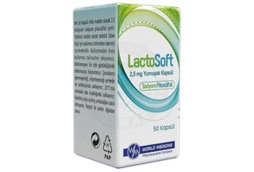 LACTOSOFT 2.5 mg yumuşak kapsül kutu görseli