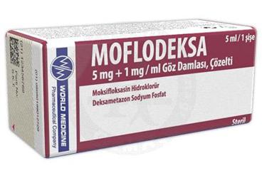 MOFLODEKSA 5 mg + 1 mg / ml göz damlası.COZELTI kutu görseli