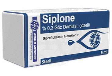 SIPLONE %0.3 göz damlası çözelti (5 ml 1 şişe) kutu görseli