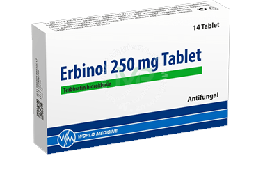 ERBINOL 250 mg tablet (14 tablet) kutu görseli