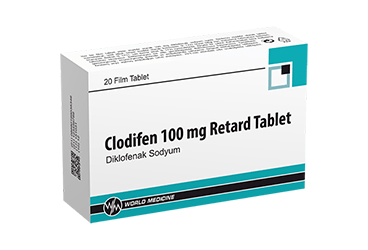 CLODIFEN 100 mg uzatılmış salınımlı tablet (10 tablet) kutu görseli