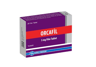 ORCAFIL 5 mg film kaplı tablet (28tablet) kutu görseli