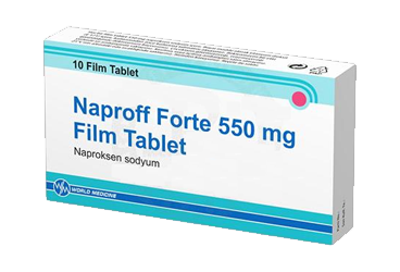 NAPROFF FORTE 550 mg 10 tablet kutu görseli