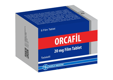 ORCAFIL 20 mg film tablet (8 film tablet) kutu görseli