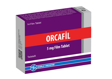 ORCAFIL 5 mg film kaplı tablet (14 tablet) kutu görseli