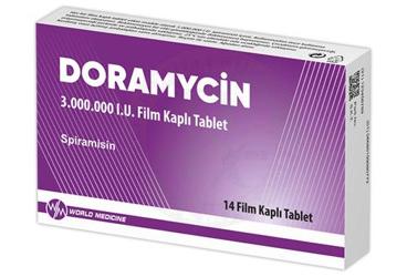 DORAMYCIN 3000000 IU film tablet (14 film tablet) kutu görseli
