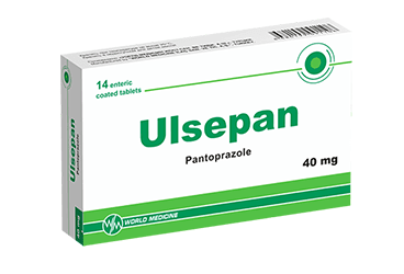 ULSEPAN 40 mg enterik kaplı tablet (14 tablet) kutu görseli