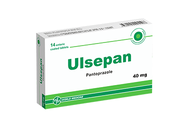 ULSEPAN 40 mg enterik kaplı tablet (28 tablet) kutu görseli