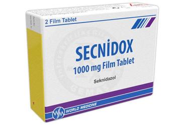 SECNIDOX 1000 mg film tablet (2 film tablet) kutu görseli