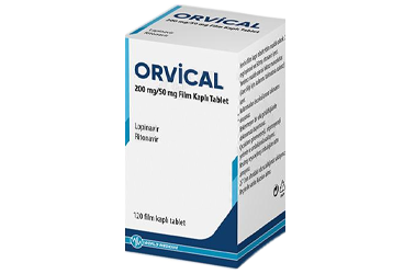 ORVICAL 200 mg/50 mg film kaplı tablet (120 tablet) kutu görseli