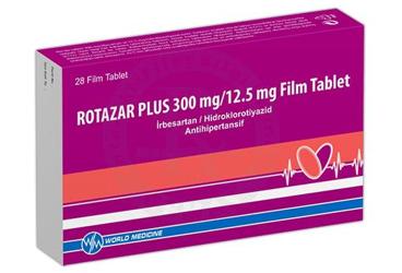 ROTAZAR PLUS 300mg/12.5mg film tablet (28 tablet) kutu görseli