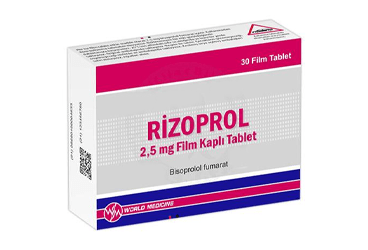 RIZOPROL 2.5 mg film kaplı tablet (30 tablet) kutu görseli