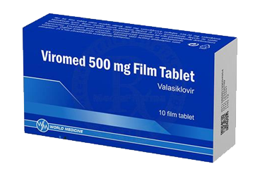 VIROMED 500 mg 42 film kaplı tablet kutu görseli