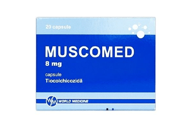 MUSCOMED 8 mg 10 kapsül kutu görseli