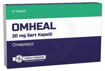 OMHEAL 20 mg sert kapsül (14 adet) kutu görseli