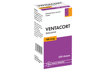 VENTACORT 100 mcg aerosol inhaler 1 adet 200 doz kutu görseli