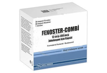 FENOSTER COMBI 12 mcg/400 mcg inhilasyon için kapsül (60+60 kapsül) kutu görseli