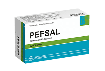 PEFSAL 50 mcg/250 mcg inhaler kapsül(60 kapsül) kutu görseli