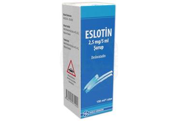 ESLOTIN 2.5 mg/5 ml şurup (150 ml) kutu görseli