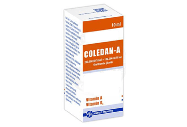 COLEDAN-A 200.000 IU / 10 ml + 100.000 IU /10 ml oral damla .COZELTI kutu görseli