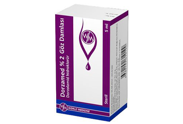 DORZAMED %2 5 ml göz damlası kutu görseli