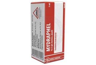 MYDRAPHEL %2.5 göz damlası çözelti kutu görseli