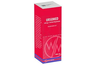 URSOMED 250 mg/5 ml oral süspansiyon (1 şişe. 100 ml) kutu görseli