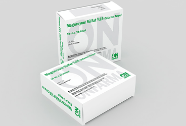 MAGNEZYUM SULFAT %15 ONFARMA 10 ml 10 ampül kutu görseli