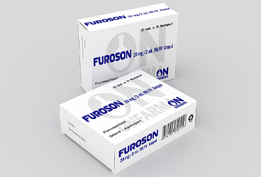 FUROSON 20 mg/2 ml IV/IM ampül (5 ampül) kutu görseli